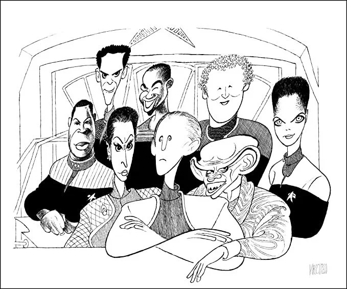 Art by Al Hirschfeld — Lightspeed Fine Art